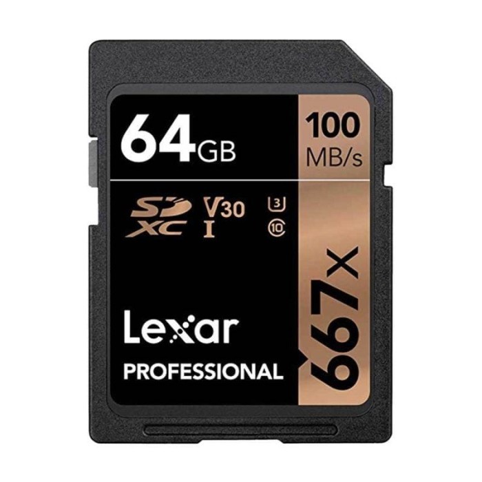 Thẻ Nhớ Chuyên Nghiệp Lexar Sdxc 64gb 667x 100mb / S V30
