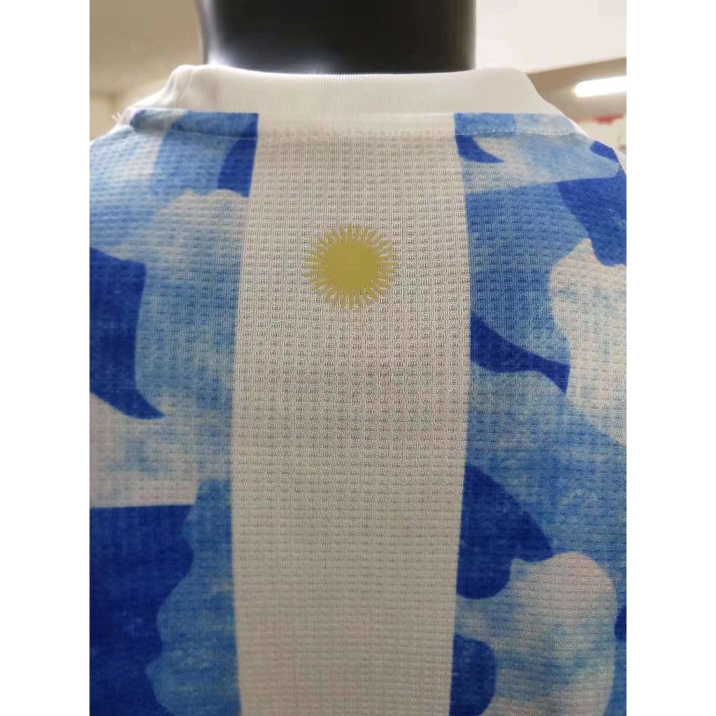 Áo Thun Bóng Đá Đội Tuyển Argentina 2021 s-2xl * Hàng Có Sẵn/ Được Đóng Hộp Ngày mai*