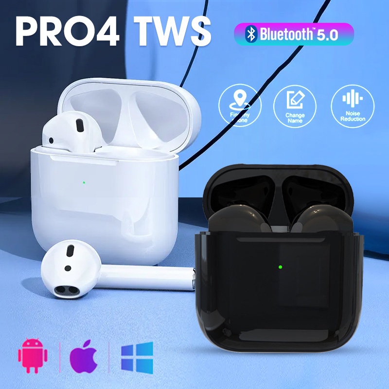 Cặp tai nghe không dây Inpods Pro4 TWS Bluetooth 5.1 thích hợp cho Android Iphone