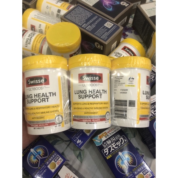 Date 2025  Thải Độc Phổi Swisse Lung Health Support 90 viên