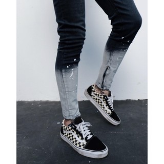 Quần ZOMBIE® Bleached Hem Zips In Black