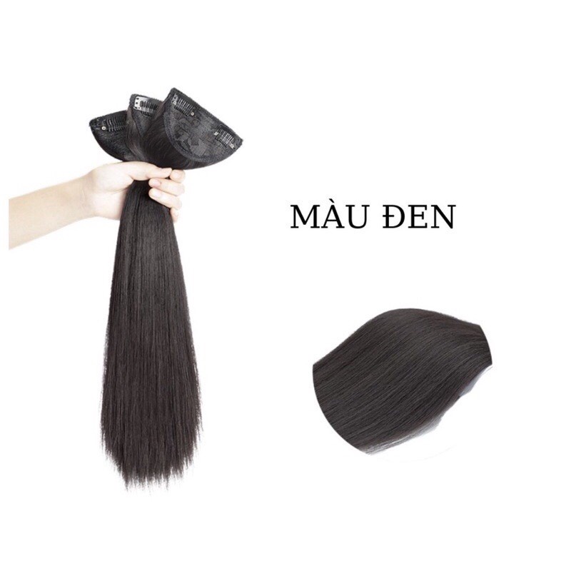 Set 3 kẹp dải thẳng dài hàng cao cấp giúp phồng và dày tóc