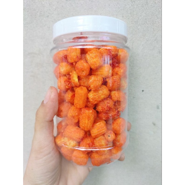 Hủ 180g nui chiên bơ cay giòn rụm 20k