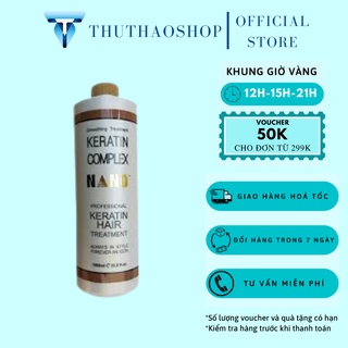 Hấp phục hồi keratin complex nano - chuyên phục hồi tóc nát, cháy 1000ml