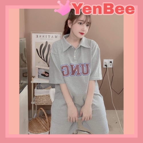 Bộ quần áo UNISEX POLO nam nữ cực chất cục đẹp, Set quần áo sơ mi form rộng thoái mái chất cotton thoáng mát