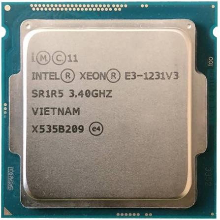 CPU Intel Xeon E3 1231v3 (3.80GHz, 8M, 4 Cores 8 Threads)