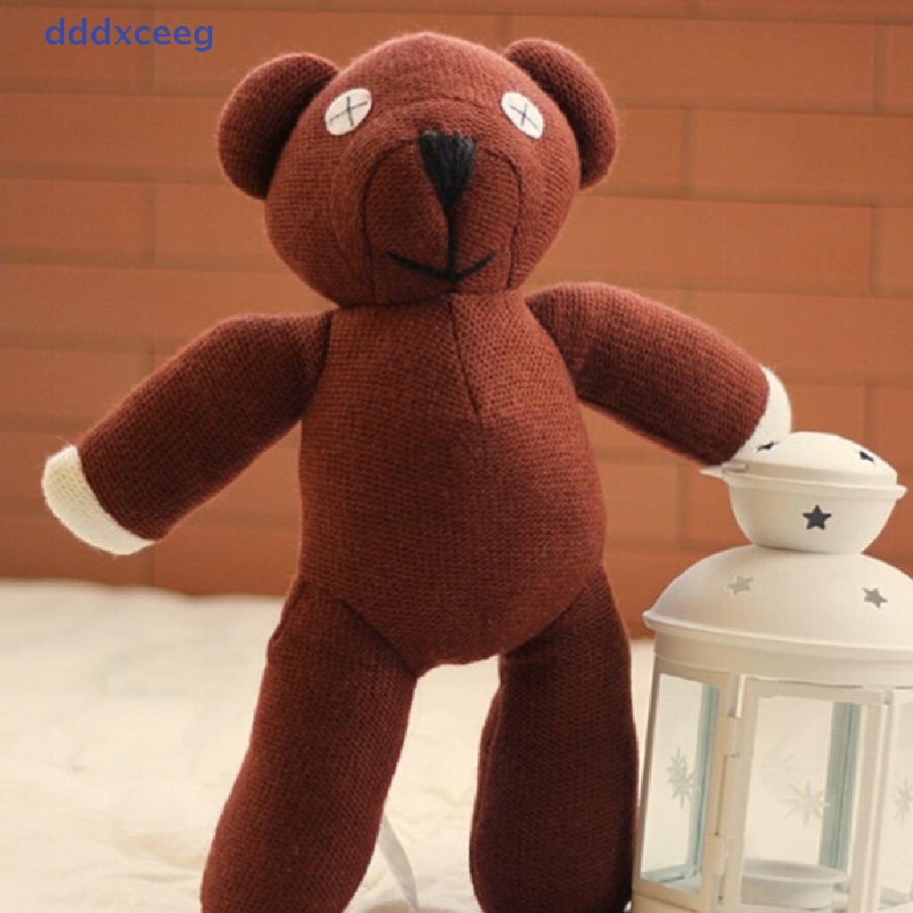 Dddxceeg Đồ chơi nhồi bông Hình Gấu Hoạt Hình Mr Bean Teddy 23cm Mềm Mại