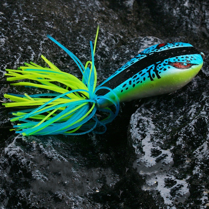 Mồi Giả Nhử Cá Hình Ếch Nhảy Gắn Kèm Móc Câu 9cm / 10g