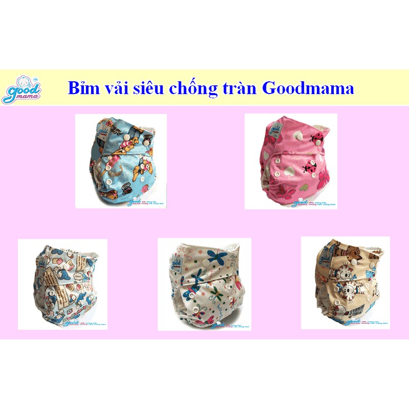 Bỉm vải trẻ em Goodmama ban đêm cho bé 3-20kg