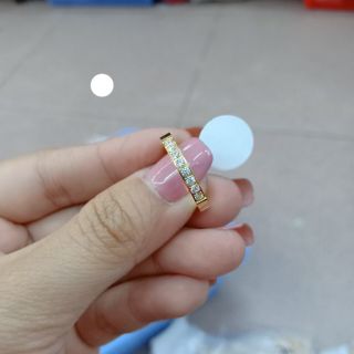 [GIÁ 1 CHIẾC] NHẪN TITAN ĐÍNH ĐÁ SIÊU ĐẸP