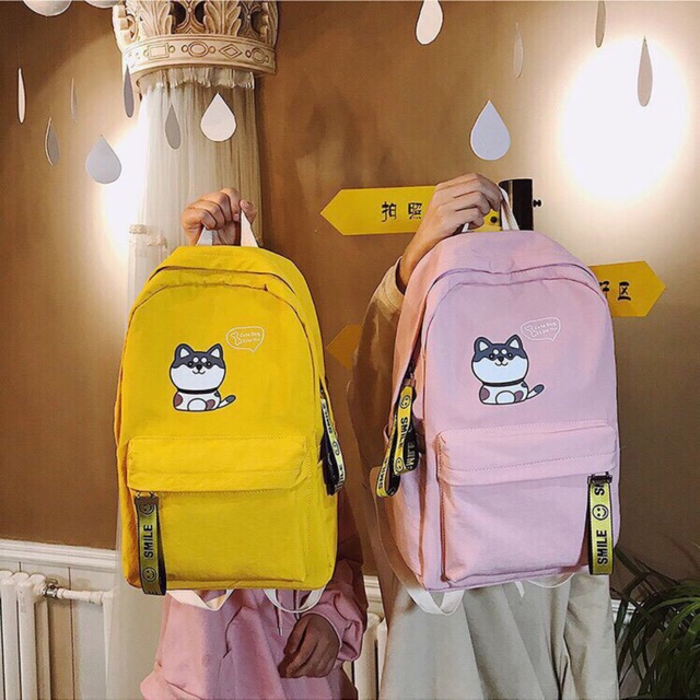 Balo Thời Trang Hàn Quốc - Chú Chó Cute