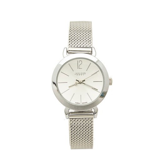 Đồng hồ nữ JA-732A JULIUS Hàn Quốc dây thép (bạc)