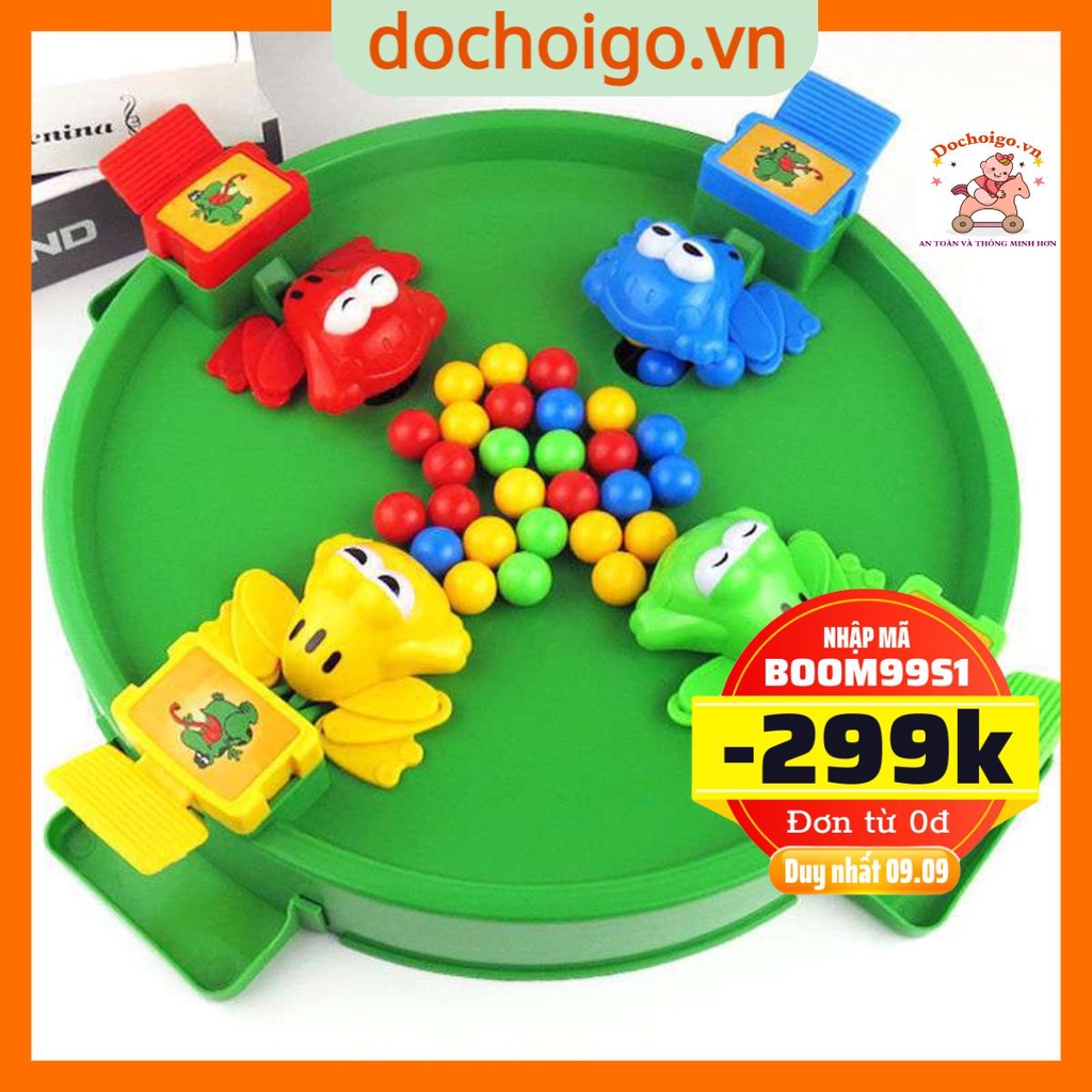 Đồ chơi cho bé bộ 4 ếch ăn bi vui nhộn cỡ to dochoigo.vn