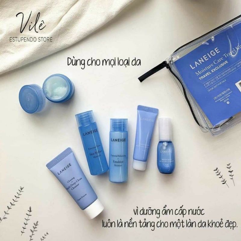 set dưỡng da Laneige mini