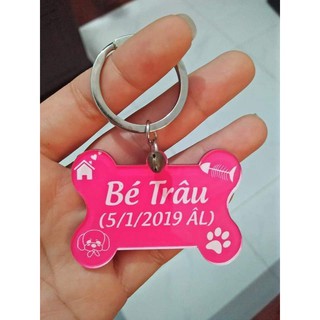 Thẻ tên thú cưng - PET
