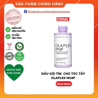 Dầu gội tím khử vàng cho tóc tẩy OLAPLEX NO4P dung tích 250ml