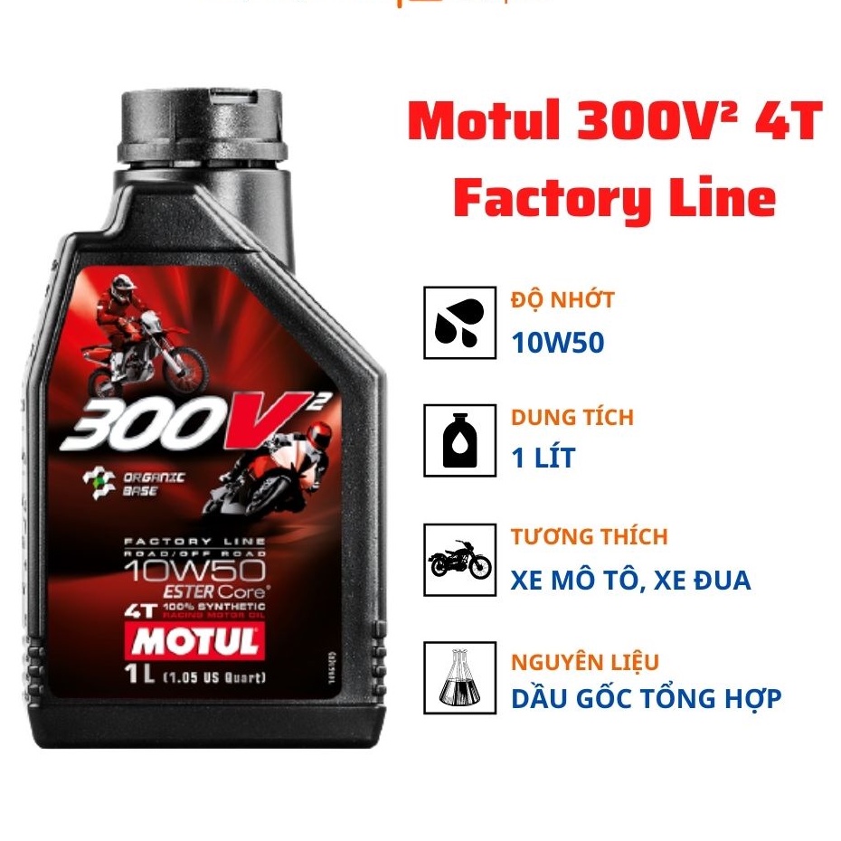 Dầu nhớt Motul cho xe máy tay ga xe số xe côn tay hàng chính hãng