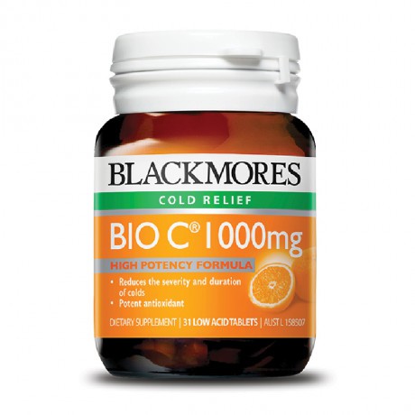 Viên Uống Bổ Sung Vitamin C Blackmores Bio C 1000mg (Hộp 31 viên)