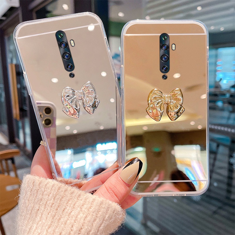Ốp Điện Thoại Tráng Gương Viền Mềm Cho OPPO Reno 2Z Reno 2F