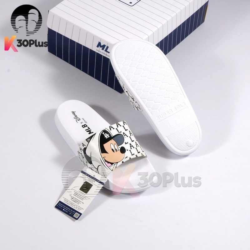 Dép MLB MicKey Quai Ngang logo Ny,LA