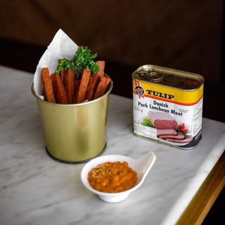 Thịt Heo Hộp Tulip 850g - Nhập Khẩu Đan Mạch | Tulip Pork Luncheon Meat 850g