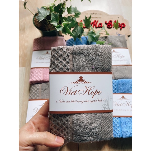 Khăn mặt xơ tre người lớn Viethope