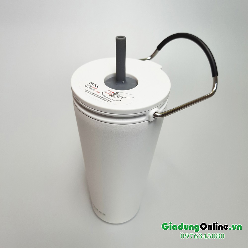 Bình Giữ Nhiệt Có Ống Hút Lock&amp;Lock Bucket Tumbler LHC4268 540ml