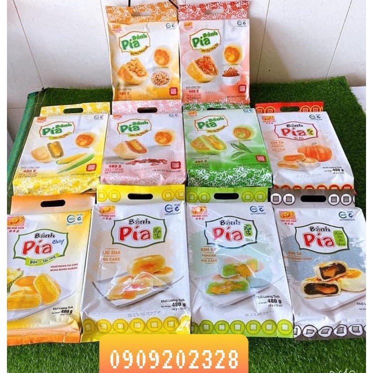 Bánh Pía Kim Sa 10 Vị Mới Tân Huê Viên ( TÚI 12 BÁNH )