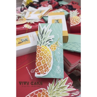Hộp bánh dứa (dứa xanh)