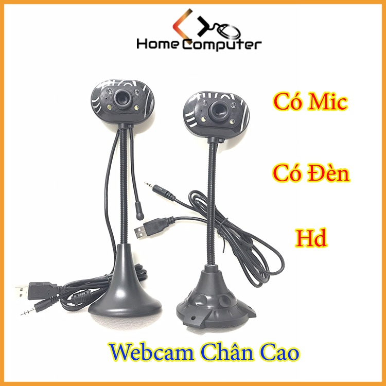 Webcam chân cao kèm mic.bảo hành 6 tháng.Home Computer