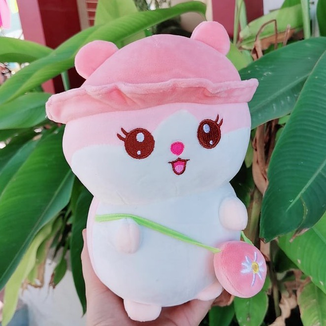 Gấu bông cute, thú nhồi bông cute cao cấp mềm mịn nhiều mẫu mã đa dạng size 25cm