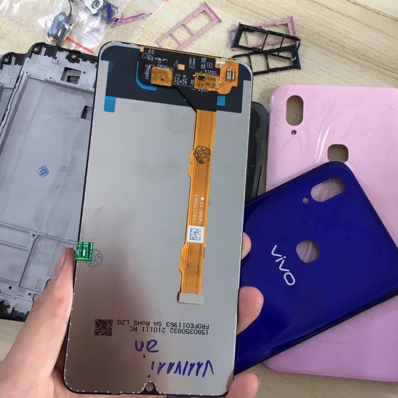 Combo Màn Hình + Bộ Vỏ Sườn ViVo V11i Zin Hàng Cao Cấp.(Tặng bộ ốc vít)