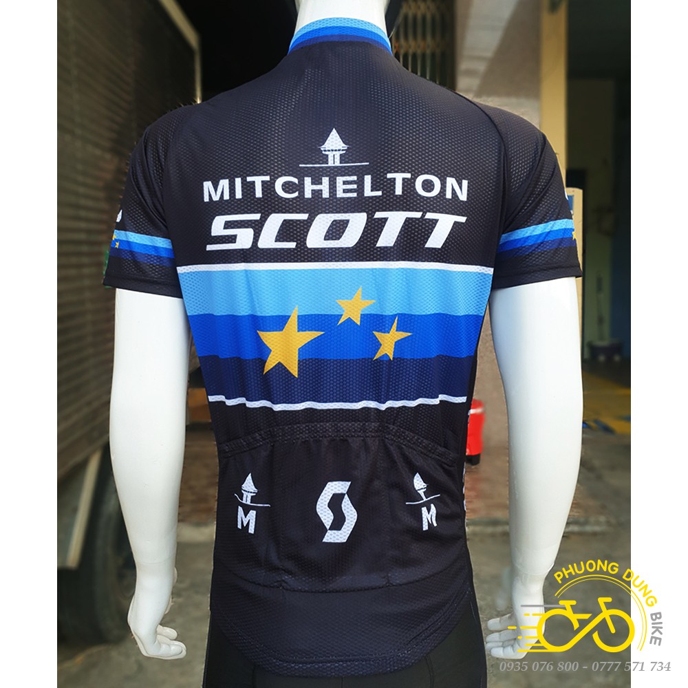 Áo thể thao nam đi xe đạp Mitchelton Scott