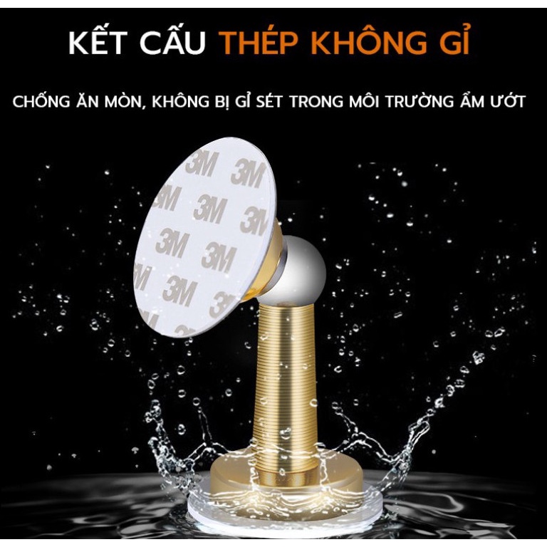 Chặn cửa thông minh hít nam châm, chặn cửa gắn sàn giúp hạn chế va đập cho cánh cửa, an toàn  inox chuẩn DTM Store