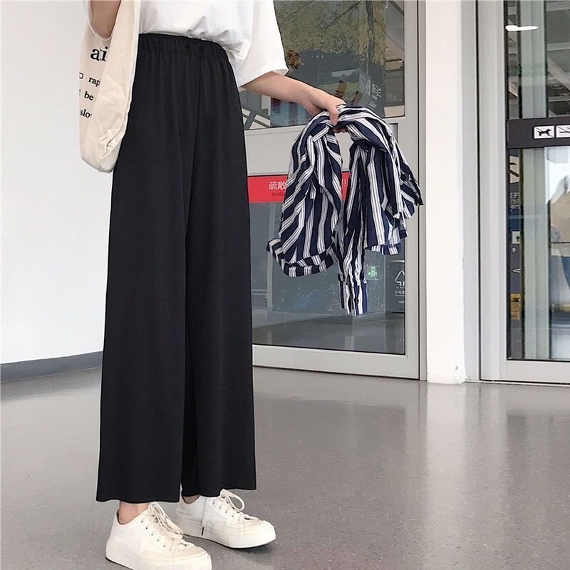 Quần Lửng Màu Đen Thời Trang Mùa Hè Cho Nữ