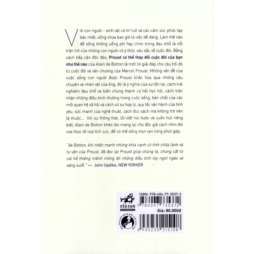 Sách - Proust Có Thể Thay Đổi Cuộc Đời Của Bạn Như Thế Nào