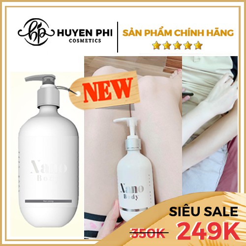 Kem Body Nano Huyền Phi Truyền Trắng làm trẻ hóa, chống lão hóa, chống nhăn da. Giúp bạn có một làn da mềm mịn