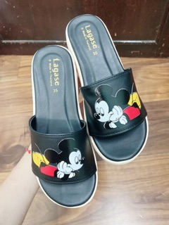 Mẫu dép bánh mì chuột Mickey ( from to khách lùi size )