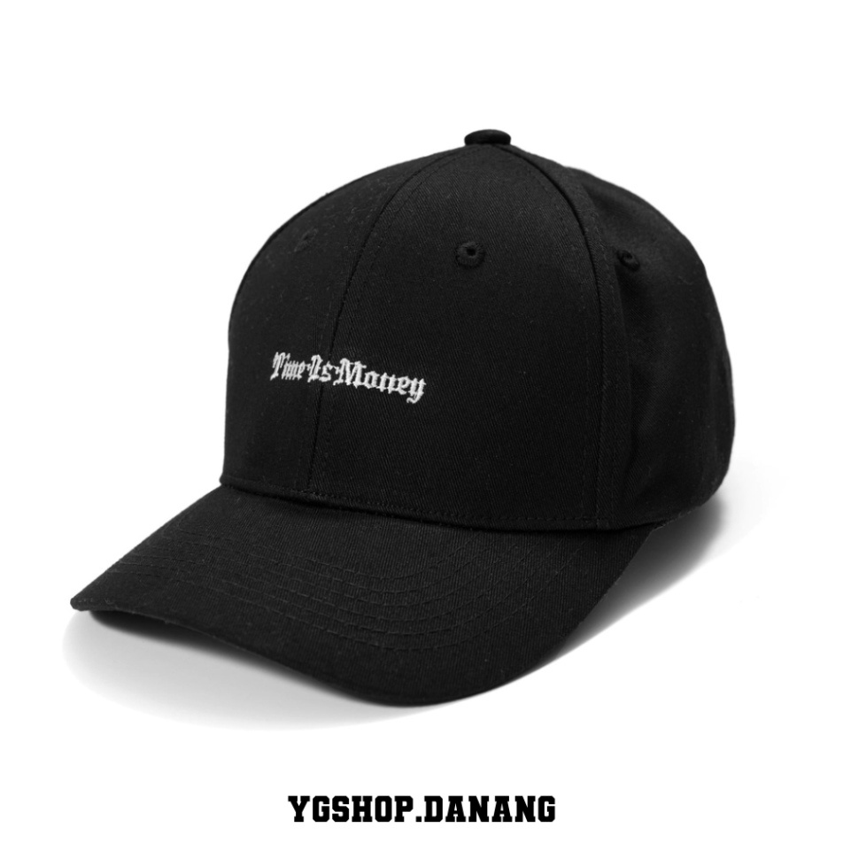 Nón Young Green Thêu TIME IS MONEY chất liệu Kaki