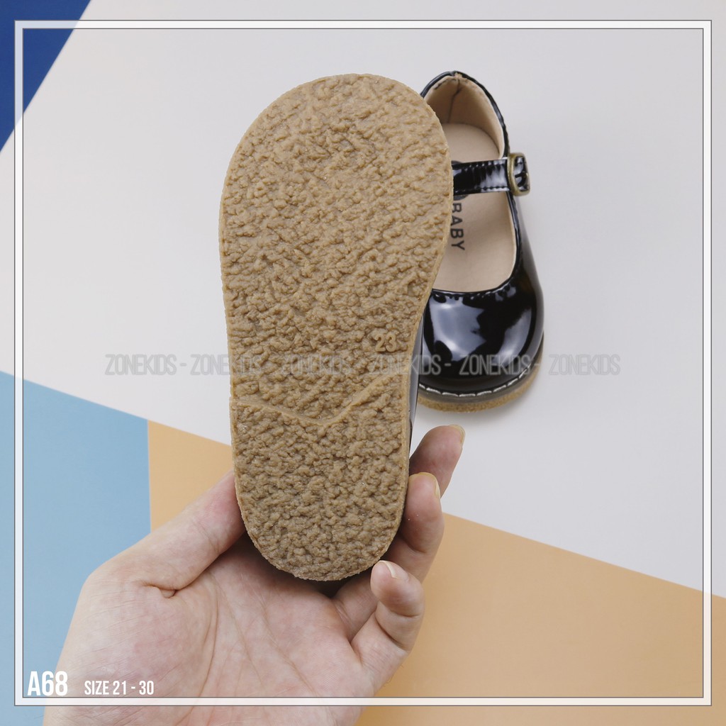 Giày búp bê da bóng cho bé gái Zonekids - A68