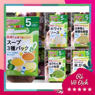 [Date 5/2021] Bột ăn dặm Wakodo đủ vị Nhật Bản {dhtn}