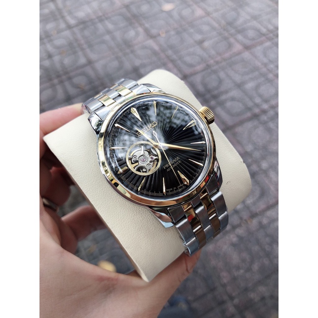 Đồng hồ Seiko Presage Automatic Hở Tim Cho Nam Size 41mm