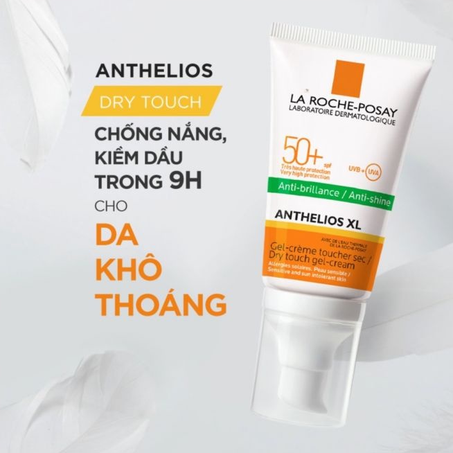 Kem Chống Nắng Laroche Posay Anthelios XL Anti Shine vạch xanh 50 ml