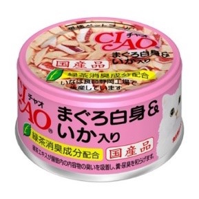 Thức ăn Pate cho mèo Inaba Ciao Whitey hộp 85g nhiều vị (Tốt nhất của Nhật )