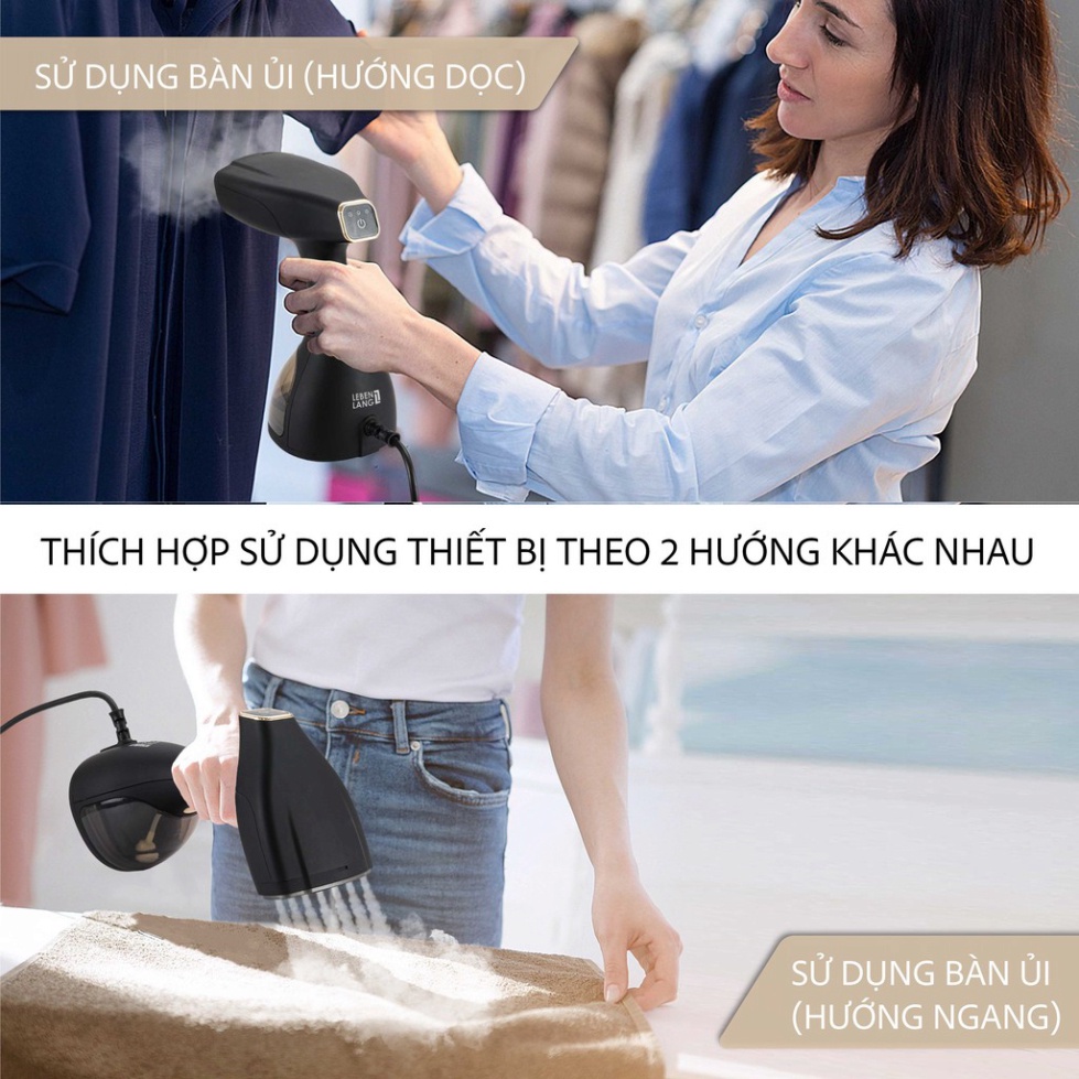 Bàn là hơi nước cầm tay LEBENLANG LBD528S, bàn là du lịch, tạo hơi nước, hàng chính hãng, bảo hành 2 năm.