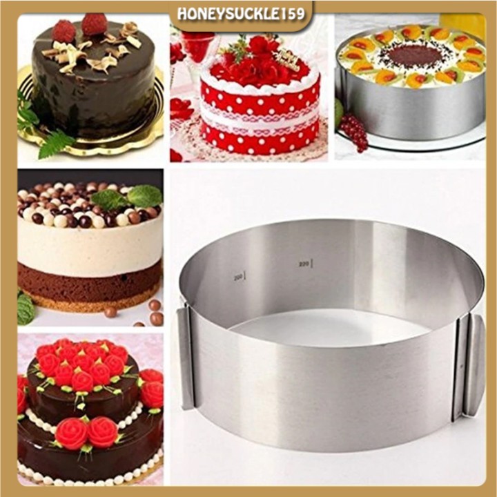 Khuôn Tròn Thay Đổi Kích Thước/ Mousse Ring/ Cheesecake