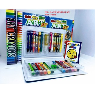 BÚT SÁP MÀU ART 24 màu - 27 món