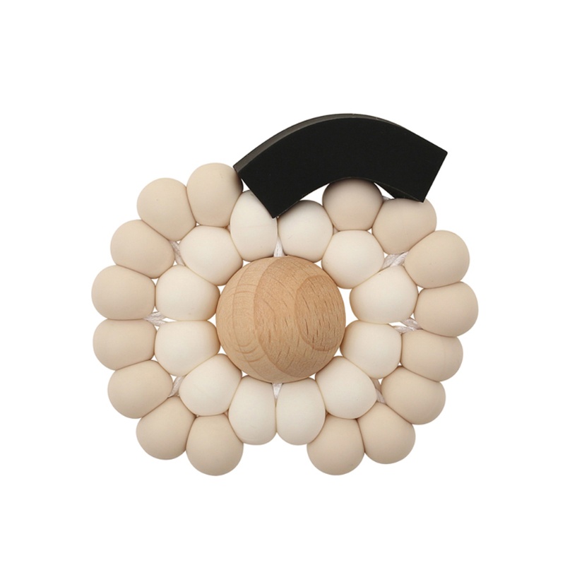 Dụng Cụ Ngậm Nướu Hình Quả Táo Bằng Silicone Thân Thiện Với Môi Trường