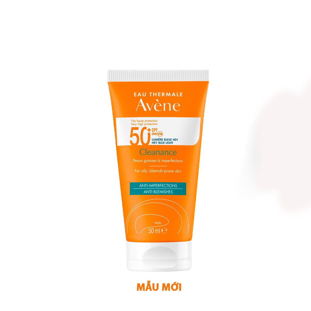 Kem Chống Nắng Eau Thermale Avene SPF50+ 50ml (Mẫu mới)