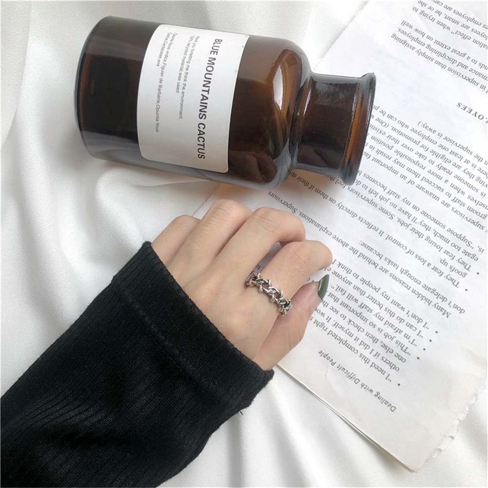 Nhẫn phong cách hip-hop thời trang cá tính cho nữ